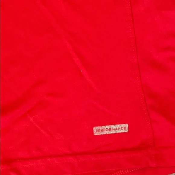 Champion Red Short Sleeve Tee with Crew Neck - Picture 3 of 4